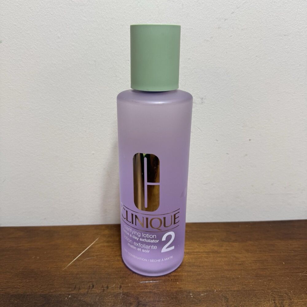 Clinique Clarifying Lotion 2 Dry Combination Skin 13.5oz  400ml New - Picture 2 of 7
